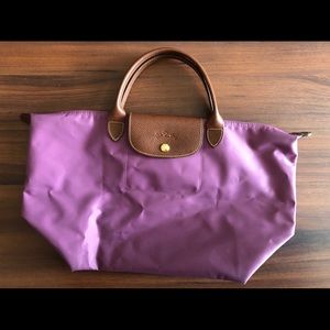 Longchamp Medium Le pliage top handle tote